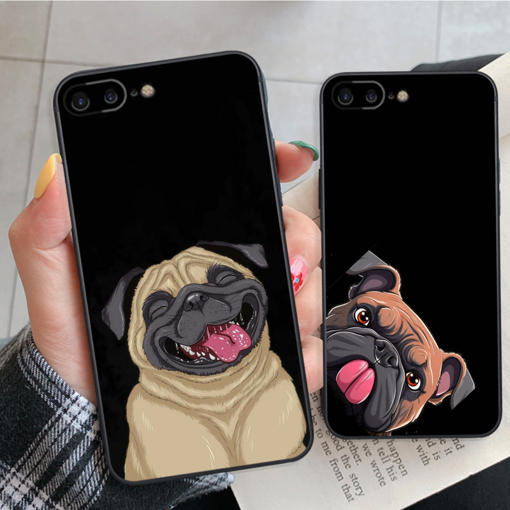 Ốp lưng Iphone 7 PLUS- IPHONE 7S PLUS- IPHONE 8 PLUS hoạt hình cute,đáng yêu giá rẻ cạnh vuông