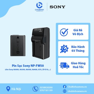Pin Sạc FW50 cho Máy ảnh Sony A6000/A6100/A6300/A6400/A7ii/