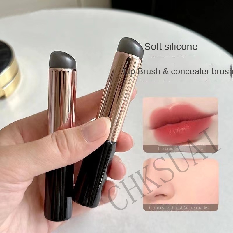 Cọ Trang Điểm Cọ Tán Son Môi Bằng Silicone Đầu Tròn Tán Ombre Siêu Mịn