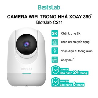 Camera Wifi Trong Nhà Botslab C211 Xoay 360 | Độ Phân Giải 2K | Xoay 360 độ | Nhận diện AI | Bảo Hành 24 Thá