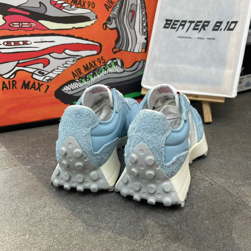 NEW BALANCE 327 WHITE BLUE MOSS