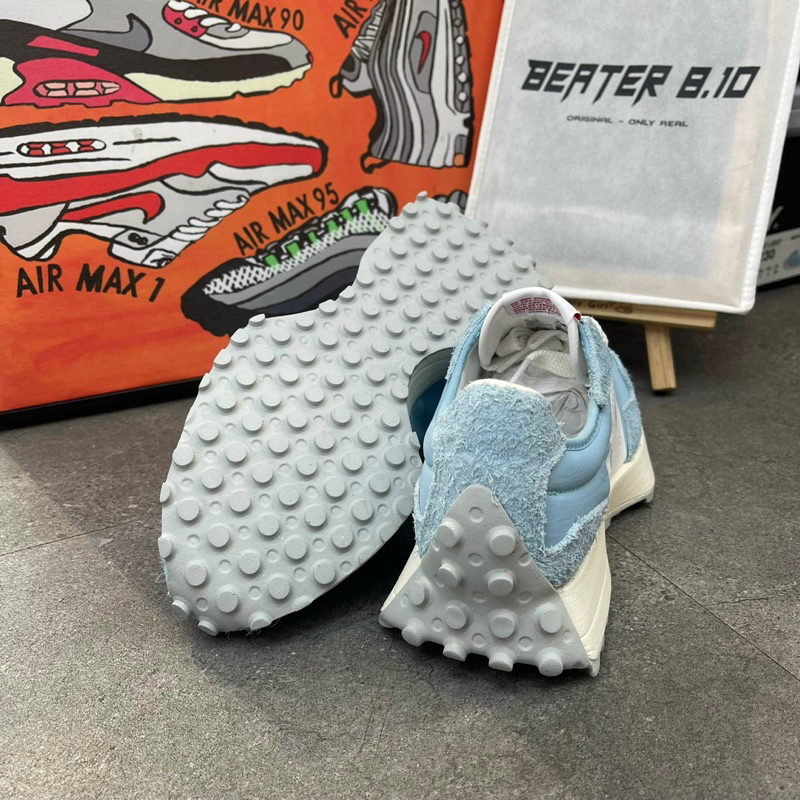 NEW BALANCE 327 WHITE BLUE MOSS