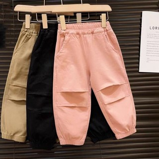 Quần Joger cotton nhiều màu cho bé gái cá tính