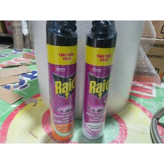 Xịt côn trùng RAID (600ml + Km)