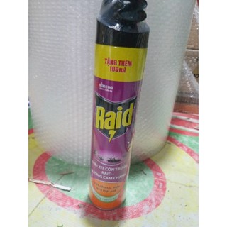 Xịt côn trùng RAID (600ml + Km)