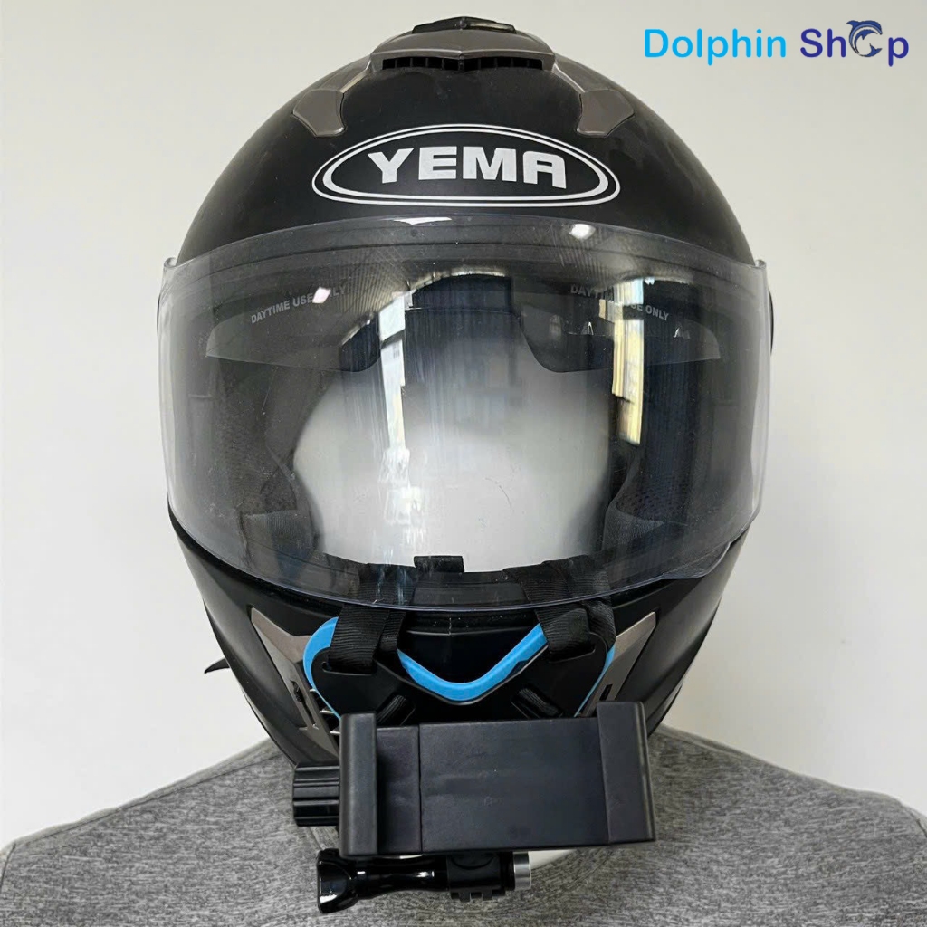 Giá Đỡ Điện Thoại Gắn Mũ Bảo Hiểm, Go Pro, Cam Hành Trình Lên Cằm Nón Bảo Hiểm