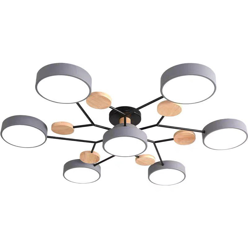 Đèn trần, đèn ốp trần hiện đại trang trí phòng khách, phòng ngủ 3 chế độ ánh sáng