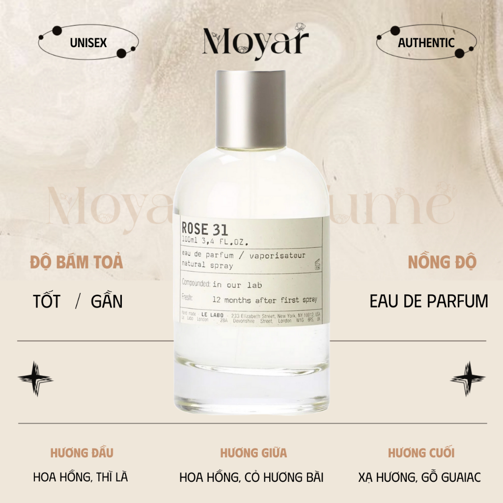 10ml Le Labo Rose 31 | Nước hoa unisex