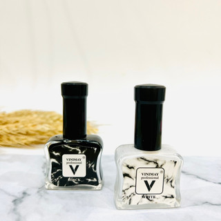 Cồn loang đen trắng vinimay làm nail