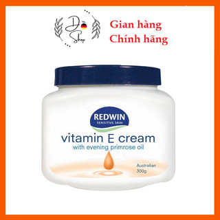 Kem dưỡng ẩm, làm trắng da mặt và body Redwin Vitamin E Cream, 300ml