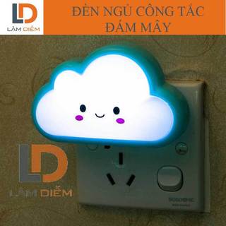 Đèn ngủ có công tắc hình đám mây