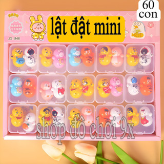 Hộp 60 con lật đật mini nhiều kiểu dáng