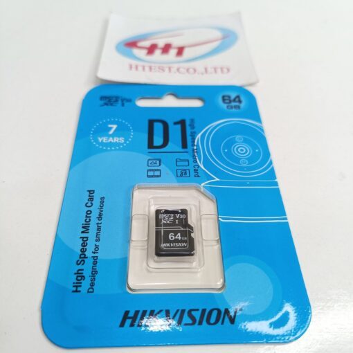 Thẻ Nhớ MicroSD D1 64GB Hikvision Bảo Hành 5 NĂM - Hàng chính hãng