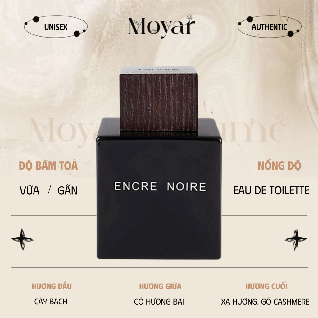10ml Lalique Encre Noire EDT | Nước hoa nam