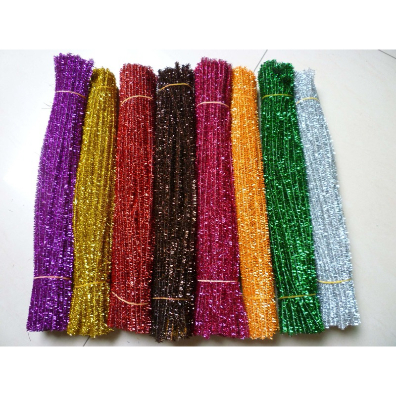 Set 50 Dây Xoắn Kẽm Nhung Kim Tuyến Làm Đồ Handmade, DIY Quà Tặng