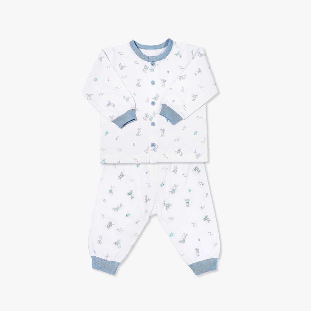 Bộ Quần Áo Sơ Sinh Cotton chính hãng Mio Mio - Size 1M-3M