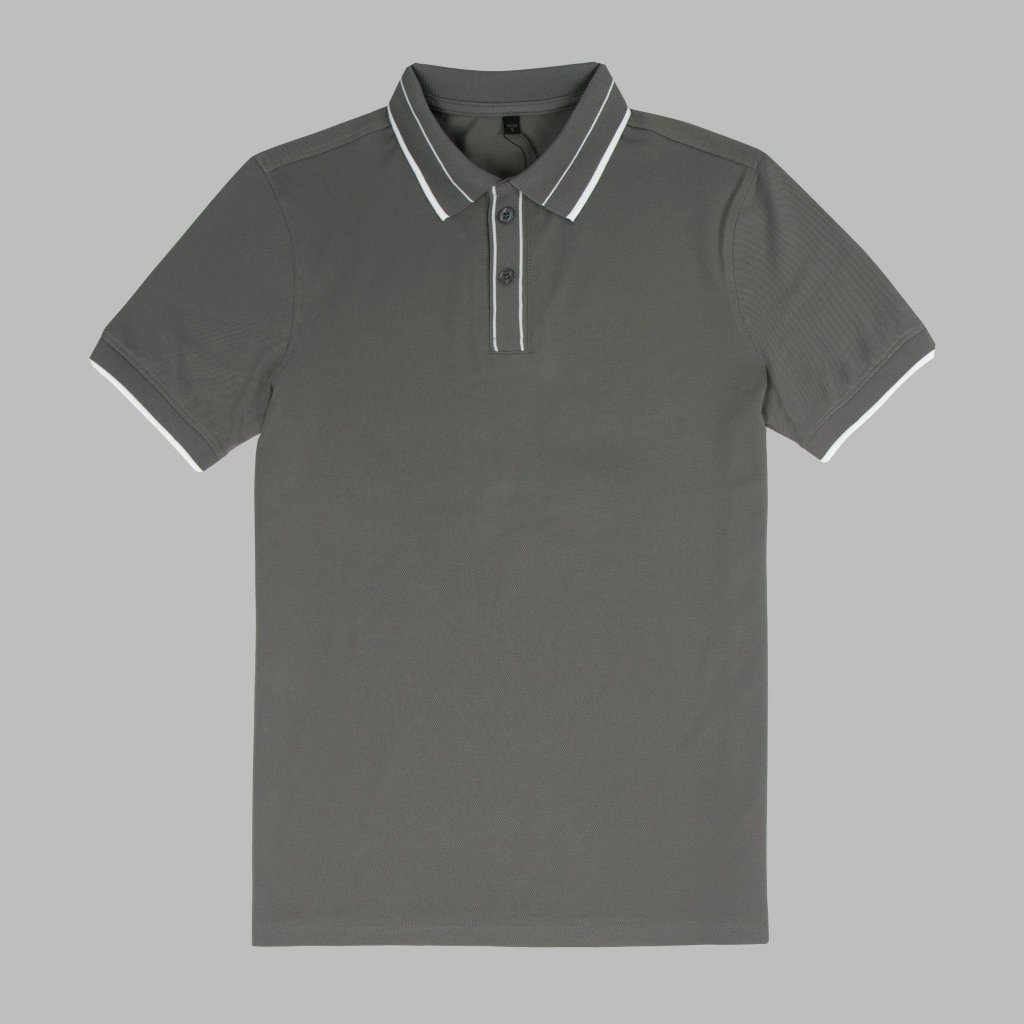 Áo Polo trơn DONMAN cao cấp với chất Premium CVC pique Thấm hút mồ hôi tốt, giảm nhiệt AT61