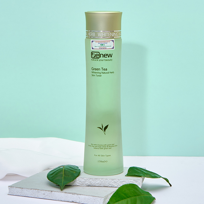 Nước hoa hồng trà xanh xoá mụn, sạch da, se khít lỗ chân lông BENEW Trà Xanh Green Tea Toner 150ml Hàn quốc