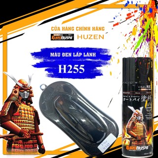 Sơn samurai h255 màu đen ánh kim huzen việt nam