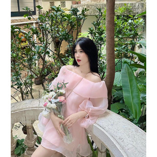 Candy Dress ( Đầm trễ vai tay bồng tiểu thư )