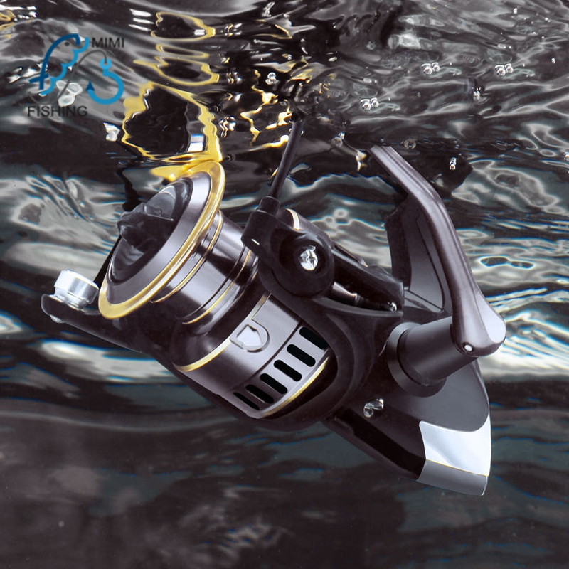 Máy câu cá Full Kim Loại HE Tay quay tròn 1000-7000