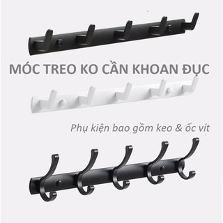 Thanh Móc Treo Quần Áo Khăn Tắm, Nhà Bếp, Nhà Tắm, Treo Sau Cánh Cửa Kiểu Dáng Hiện Đại