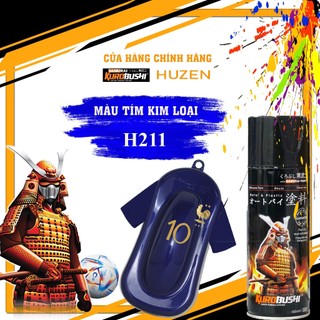 Sơn samurai h211 màu xanh đậm- huzen việt nam