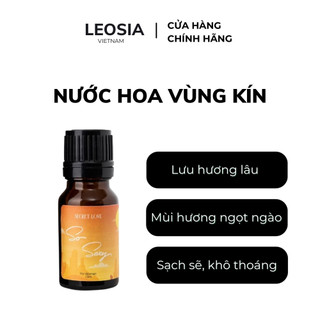 Nước hoa vùng kín LEOSIA cao cấp lưu hương 24h thơm lâu 10ml