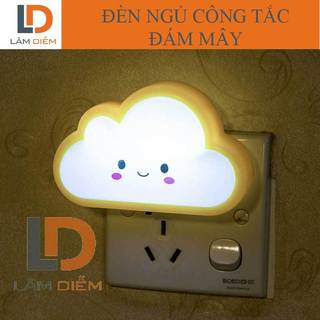 Đèn ngủ có công tắc hình đám mây