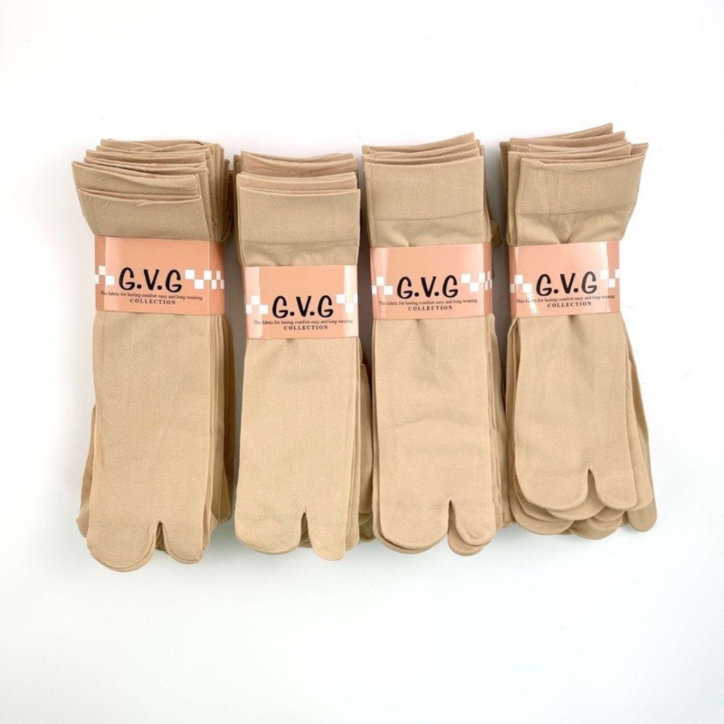Set 10 Đôi Tất Chống Nắng Nữ, Vớ Sỏ Ngón Đi Nắng GVG Màu Da Hàng Loại 1