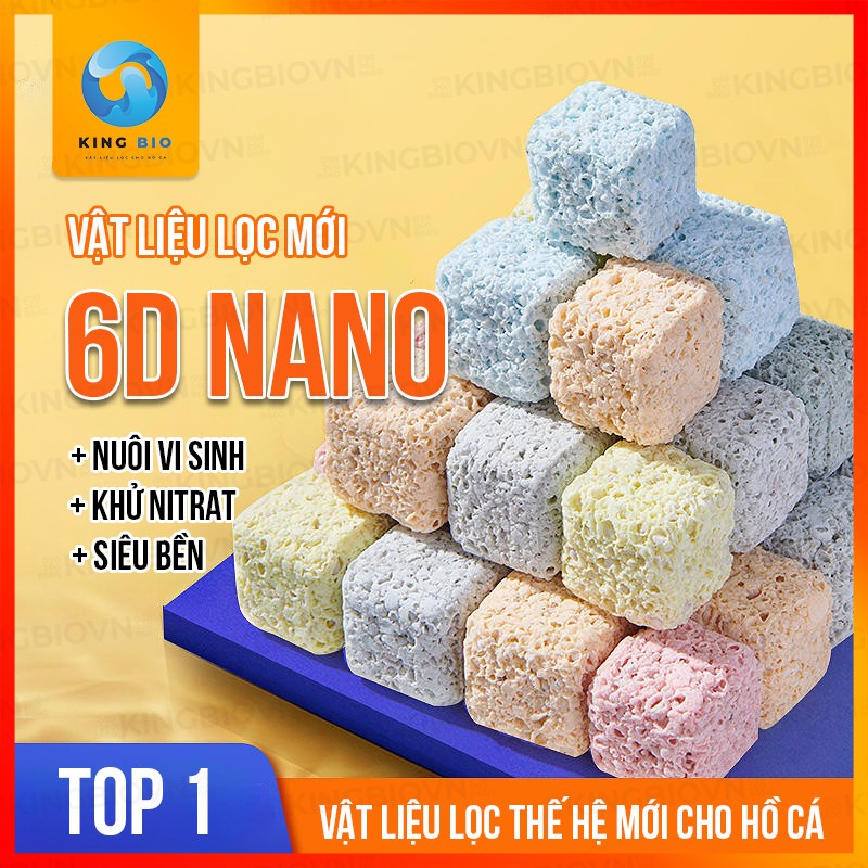 [Túi 500g] Vật liệu lọc cao cấp 6D nano thế hệ mới Yee Bacteria House