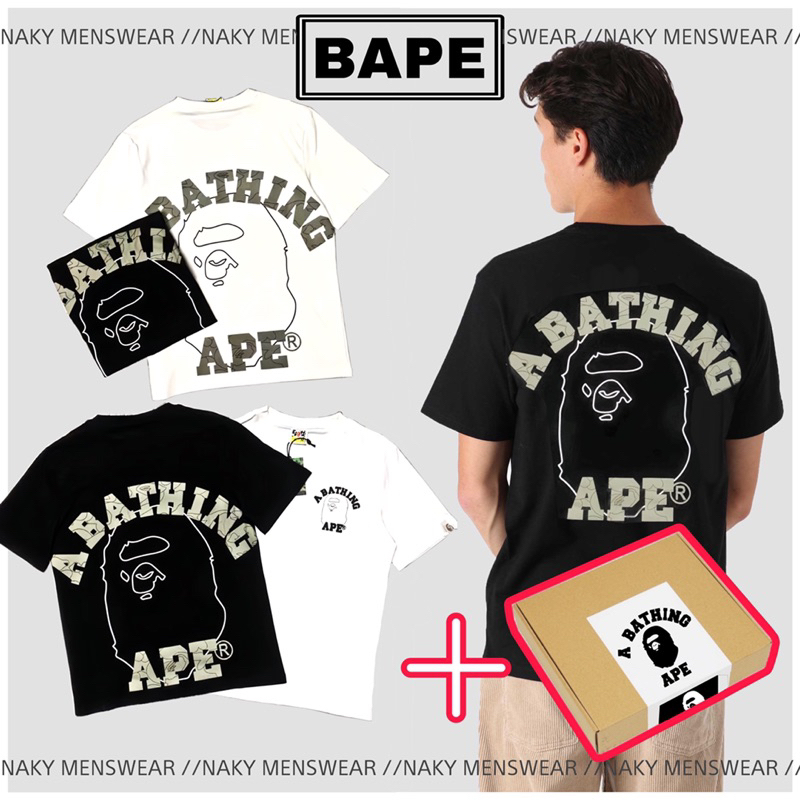 ÁO BAPE BATHING APE 2023 UNISEX FULL BAO BÌ TAG MẠC