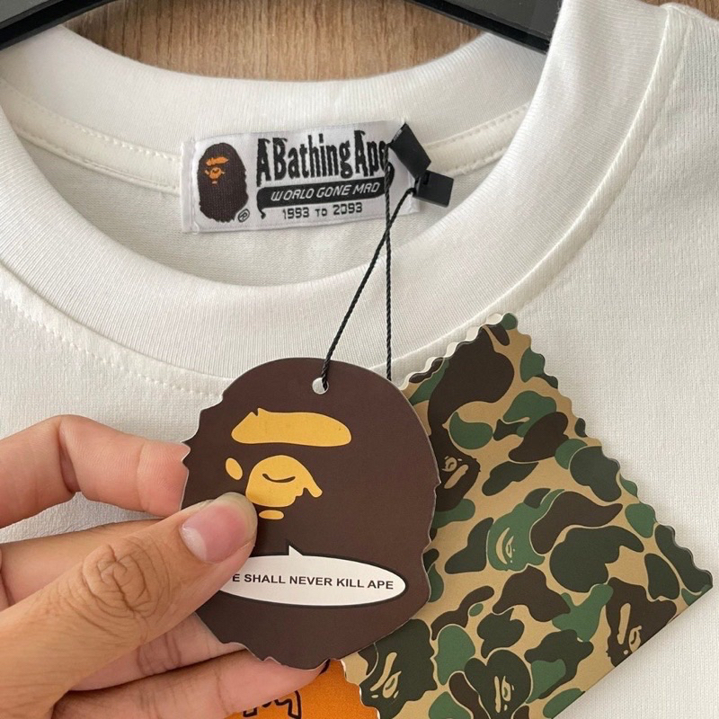 ÁO BAPE BATHING APE 2023 UNISEX FULL BAO BÌ TAG MẠC