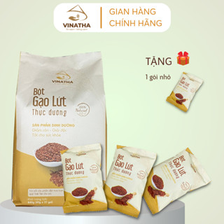  Bột gạo lứt giảm cân lợi sữa gạo lức ăn kiêng Vinatha 840gr - 21 túi nhỏ   40 gram   túi  VNT05 
