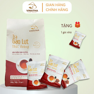 Trà gạo lứt giảm cân VINATHA 10 gói nhỏ (50 gram/gói) VNT06