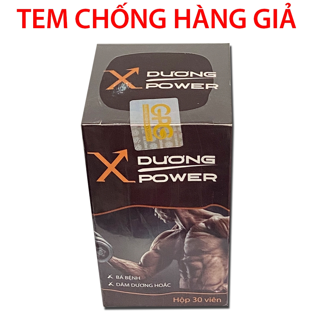 Viên uống X dương Power giúp bổ thận tráng dương, mạnh gân cốt, tăng cường sinh lý nam - Chai 30 viên