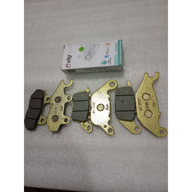 Bố thắng, má phanh đĩa Exciter135, Exciter150, Exciter 155 chính hãng elig, neo, king thai, nissin, sayo