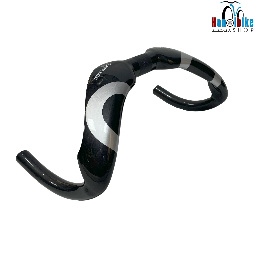 Ghi đông cong Carbon TEMANI cho xe đạp Fixed Track Fixed Gear