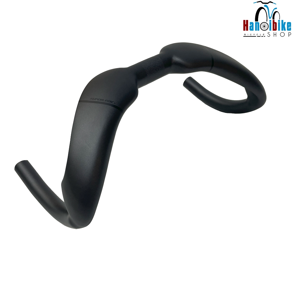 Ghi đông cong Carbon TEMANI cho xe đạp Fixed Track Fixed Gear