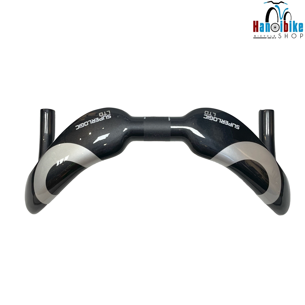 Ghi đông cong Carbon TEMANI cho xe đạp Fixed Track Fixed Gear