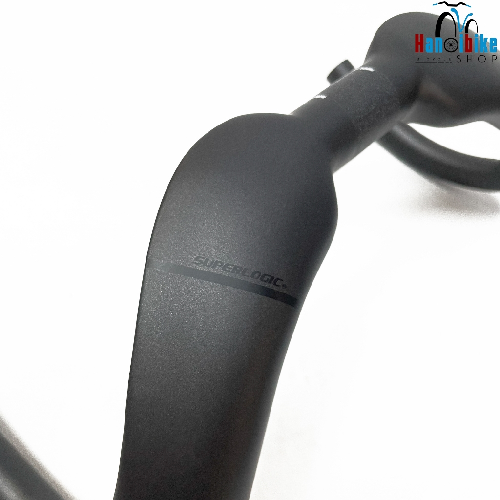 Ghi đông cong Carbon TEMANI cho xe đạp Fixed Track Fixed Gear