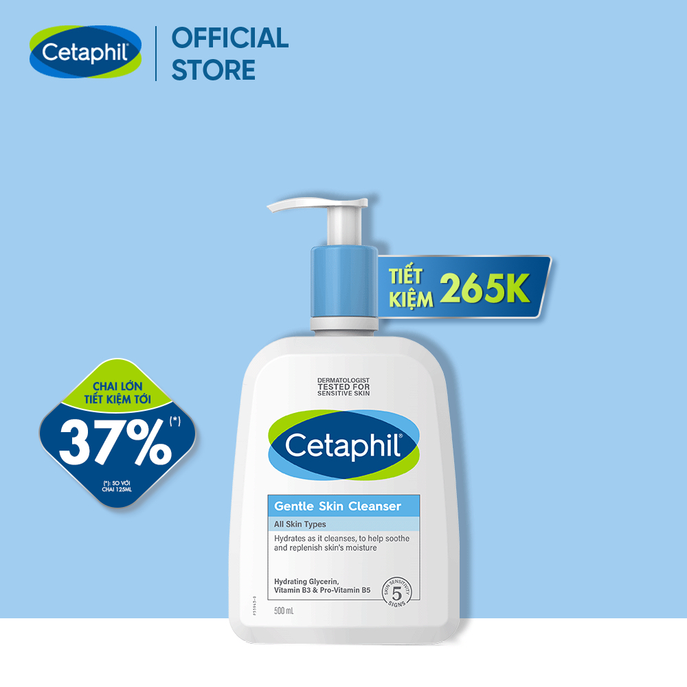 Sữa rửa mặt Cetaphil Dịu Nhẹ dành cho da nhạy cảm