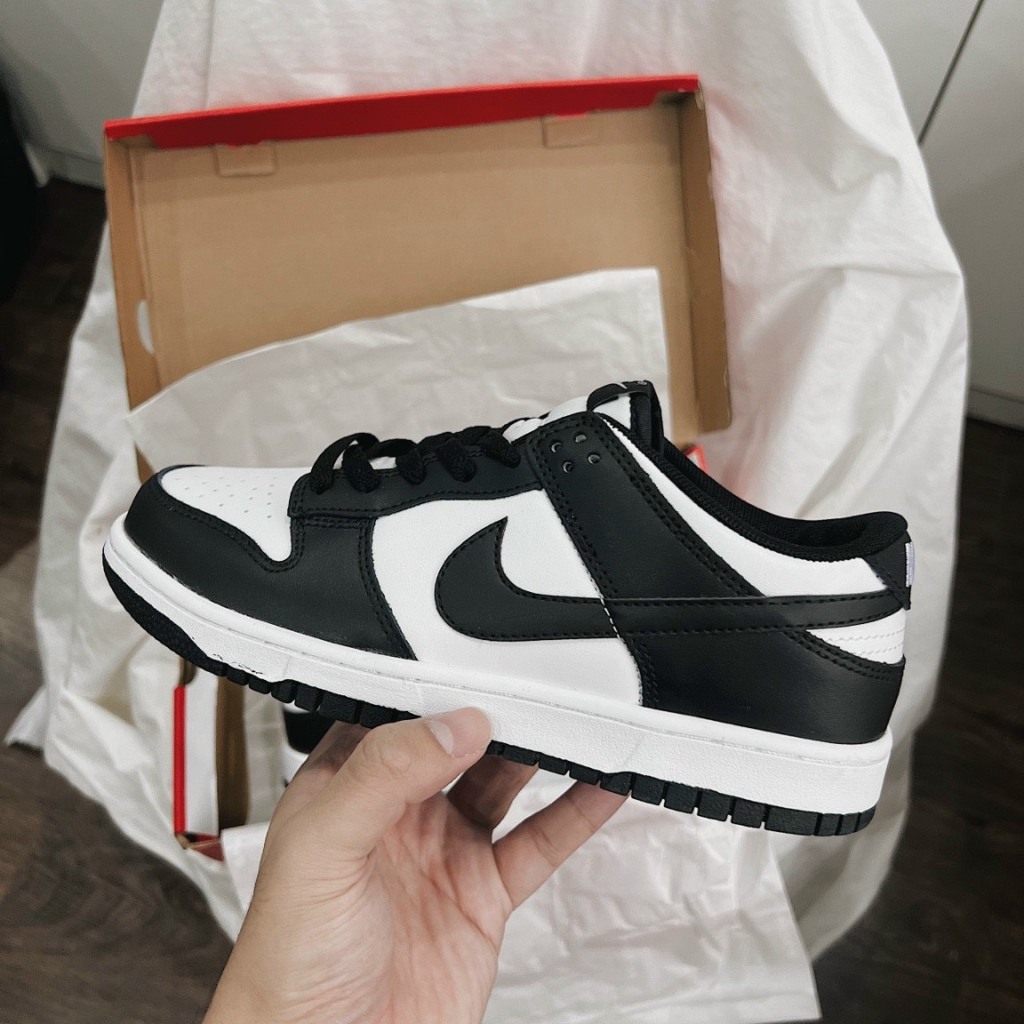 Giày Thể Thao Nam_Nike SB Dunk Panda Bản Cao Cấp Phối Màu Đen Trắng Cực Basic Full Bill Box