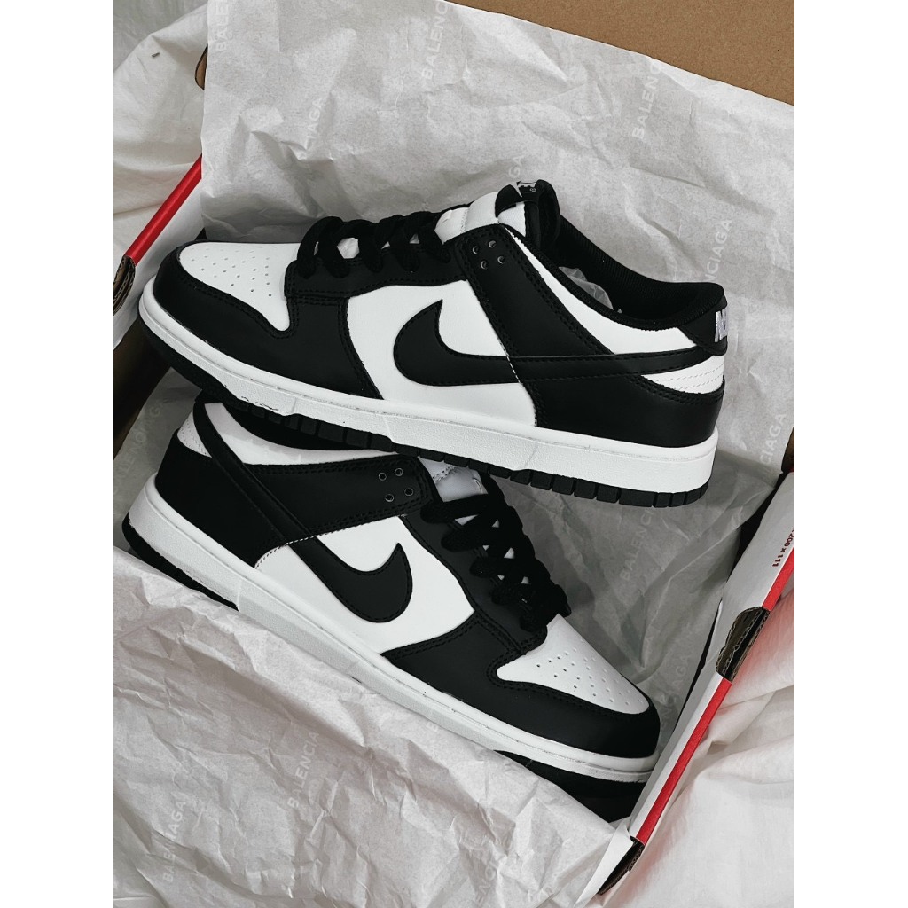Giày Thể Thao Nam_Nike SB Dunk Panda Bản Cao Cấp Phối Màu Đen Trắng Cực Basic Full Bill Box