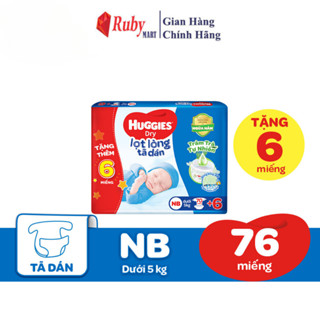 Tã dán lọt lòng Huggies Dry NB 70 miếng