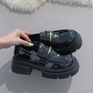 Giày nữ đốc chất da mềm mịn đế cao siêu xịn phối viền chữ MIN hót trend