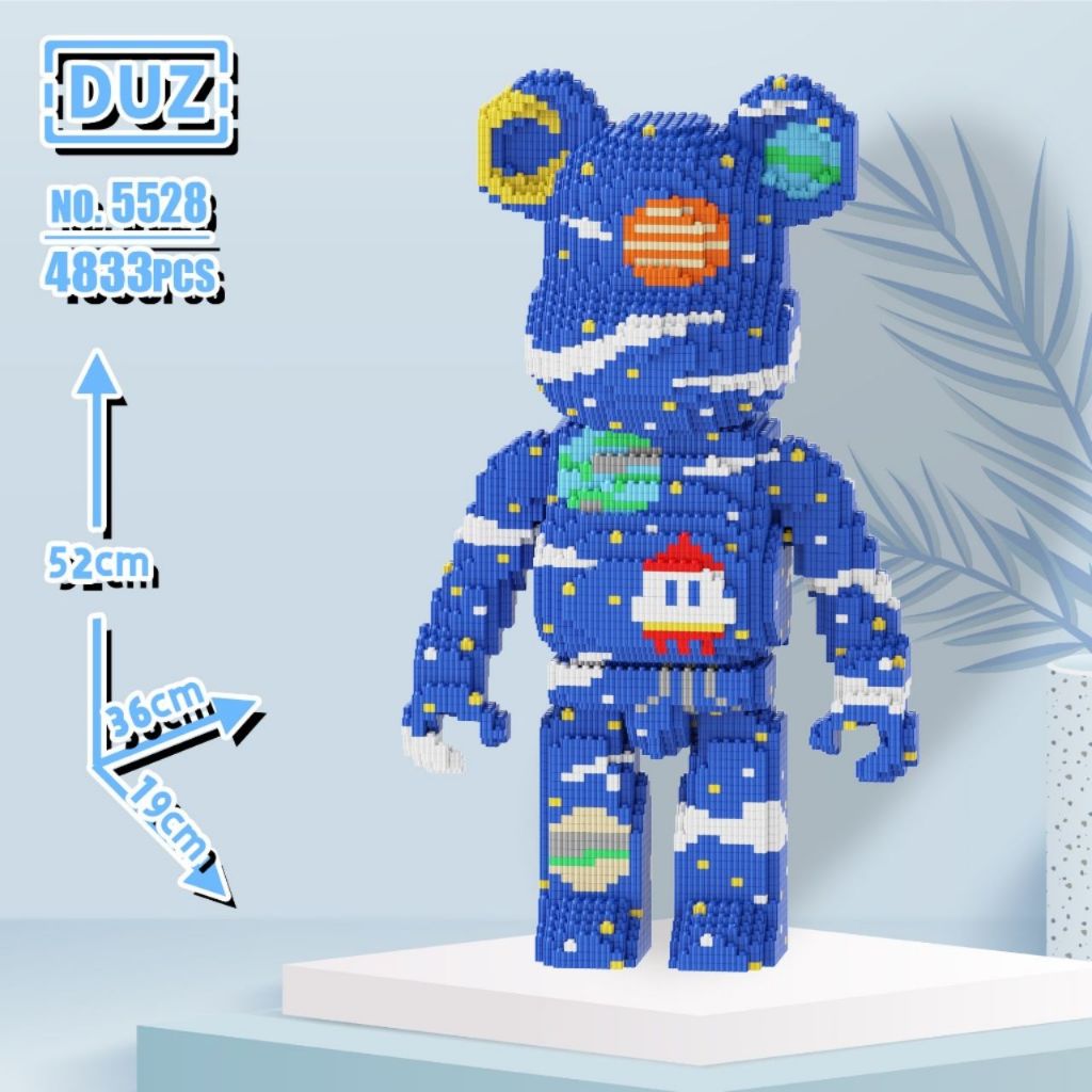 Mô hình láp ráp bearbrick 33cm, 55cm 5000 chi tiết, đa dạng mẫu mã, mô hình sưu tập nhân vật