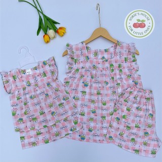 Bộ tole/lanh đùi cặp mẹ và bé