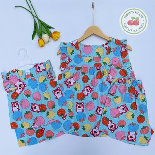 [Ảnh thật][9-74kg] Bộ tole/lanh ĐÙI CẶP MẸ VÀ BÉ