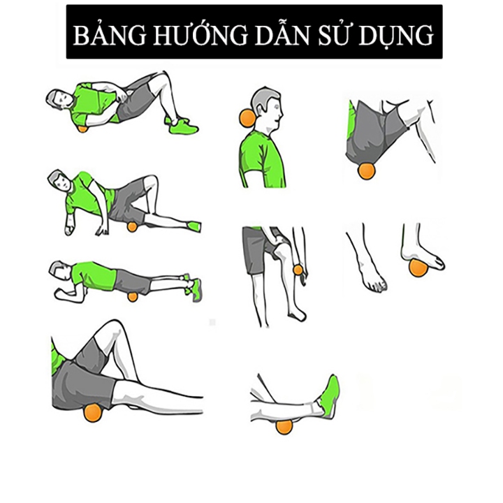 Bóng Gai Cao Su Tập Tay – Phục Hồi Chức Năng Tay - Bóng Gai Massage Dãn Cơ Sau Luyện Tập BS10 – Tặng Kèm Kim Bơm